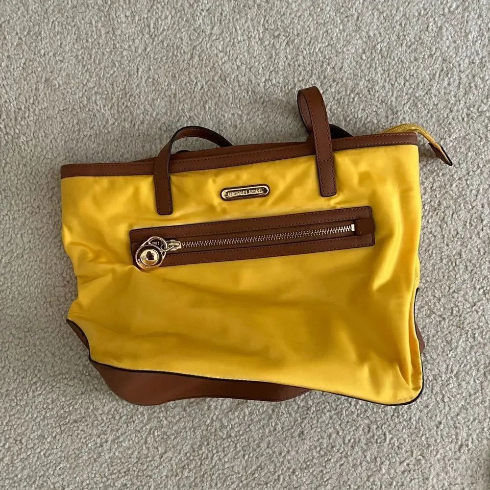 Michael Kors Yellow Shoulder Bag